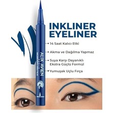 Trendexa Uzun Süre Kalıcı, Suya Dayanıklı ve Yumuşak Uçlu Lacivert Göz Kalemi Inkliner Eyeliner Cobalt Blue