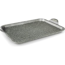 Trendexa Monolite Indüksiyon Uyumlu Kanatlı Dikdörtgen Plaka 35 x 25 cm
