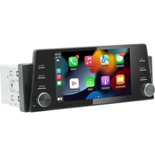 Tr Tek Din Android Multimedya Sistemi, 5.5 Inç Dokunmatik Ekran, Carplay Uyumlu, Bluetooth, Navigas