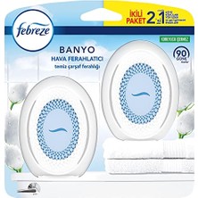 Mey İthalat Temiz Çarşaf Ferahlığı Banyo Hava Ferahlatıcısı 2'li