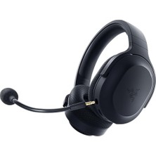 Trendexa Barracuda x Kablosuz Çoklu Platform Oyun ve Mobil Kulaklık, Smartswitch Çift Kablosuz, Triforce 40 Mm, Kardioid Mikrofon, 50 Saat Pil, Usb-C, Siyah