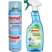 Tr Cam Temizleme Köpüğü 500 ml + Eco Banyo Yüzey Temizleyici Sprey 750 ml Seti