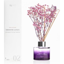 Tr Smooth Linen - Bambu Çubuklu Oda Kokusu Dekoratif Çiçekli Banyo &amp; Tuvalet &amp; Oda Parfü