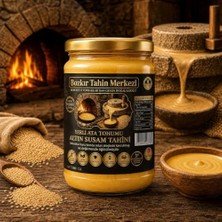 Trendexa Yerli Ata Tohumu Altın Susam Taş Değirmeni Tahini 600 G (Vegan&katkısız)