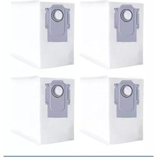 Trendexa Roborock Q8 Max Q5 Pro ile Uyumlu 4 Adet Yedek Toz Torbası