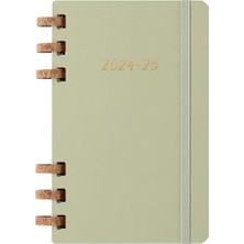 Trendexa Akademik Aylık Planlayıcı 2024-25,12 Aylık Haftalık ve Aylık Planlayıcı, Yumuşak Kapak, Kivi, Geniş Format 15 x 21 cm
