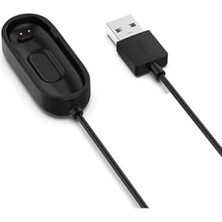 Trendexa Siyah Xiaomi Mi Band 4 USB Şarj Kablosu