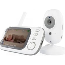Trendexa LCD Ekranlı Gece Görüşlü Bebek Izleme Kamerası, Oda Sıcaklığı Kontrollü, 8 Ninnili