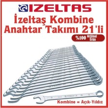 Tr Izeltaş 21'li Kombine Anahtar Takımı, 6-32MM, Düz-Yıldız