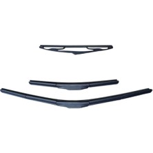 Mey İthalat Toyota Yaris P90 ile Uyumlu 2006-2011 Ön ve Arka Cam Silecek Takımı