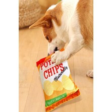 Trendexa Cips Dayanıklı Sesli Köpek Oyuncağı 1 Adet (Patato)