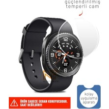 Trendexa Samsung Galaxy Watch 8 44 mm Güçlendirilmiş Temperli Cam Ekran Koruyucu, Kolay Uygulama Aparatlı
