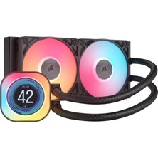 Tr Icue Lınk Tıtan 240 Rx Rgb LCD Aıo 240MM Işlemci Soğutucusu (CW-9061022-WW)