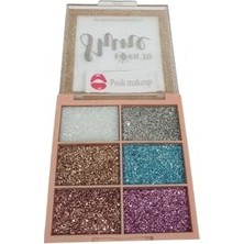 Trendexa 6'lı Glitter Far Paleti SERASHINEGOZFARI101