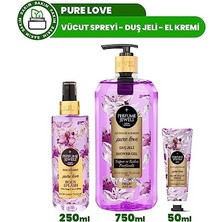 Trendexa Pure Love El Vücut Kremi, Duş Jeli ve Vücut Spreyi