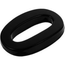 Trendexa Yapışkanlı Kapı Numarası Küçük Boy Numara 0 Rakam Sıfır Sayı Numaralar, 50 Mm, 5 Cm, 1 Adet, Siyah Renk