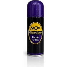 Trendexa Mor 90 ml Saç ve Cilt Için Işıltılı Parıltı Spreyi, Geçici Glitter Etkili