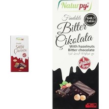 Trendexa Sütlü Çikolata 100 G ve Glutensiz Fındıklı Bitter Çikolata 100 G