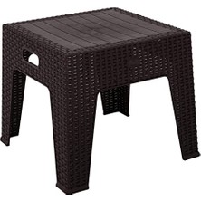 Trendexa Kahverengi Rattan Sehpa
