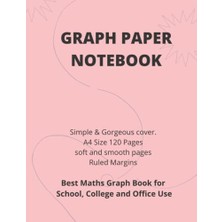 Trendexa Scholar Publıcatıons Grafik Kitapları, A4 Boyut, 120 Pages, Yumuşak Kapak, 1 cm Kareli Grafik Kağıdı, 1 Inch Grafik Kağıdı