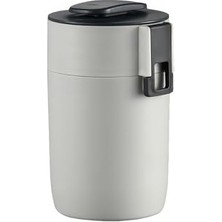Trendexa 304 Çelik Gri 580 ml Yemek Mama Taşıma Saklama Kabı (Sıcak Tutmaz) CIN561 G