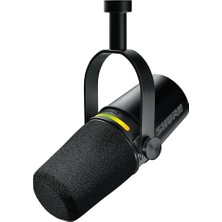 Trendexa Mv7+ Podcast Dynamic Microphone. Obs Certified; Enhanced Audio, LED Touch Panel, Usb-C & Xlr Outputs, Auto Level Mode, Digital Pop Filter, Reverb Effects, Podcasting, Streaming, Recording -Black