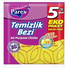 Trendexa 30% Mikrofiber Temizlik Bezi 5'li