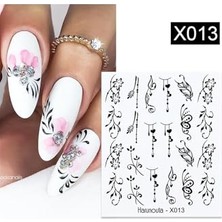 Trendexa Tırnakmania Su Transferli Nail Art Sticker X013 (49831-13) 3875