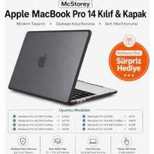 Trendexa MacBook Pro 14.2 Inç Kılıf, A2442 A2779 A2918 A2992 A3112 A3401 A3185 A3434 A3426 A3427 Uyumlu, Darbe Korumalı Hibrit Sert Kapak, Siyah