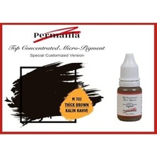 Trendexa Kaşlar Için Kalın Kahve Kalıcı Makyaj Boyası, 10 ml