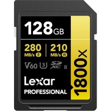 Trendexa 128 GB Sdxc Uhs-Iı Kart, 1800X, 270 Mb/sn Okuma, 180 Mb/sn Yazma, C10 V60 U3