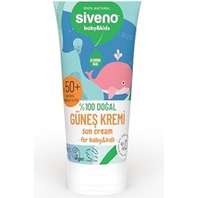 Trendexa %100 Doğal Bebek Güneş Kremi Leke Karşıtı Antioksidan Nemlendirici Bitkisel Vegan Uva Uvb SPF50+ 50 ml