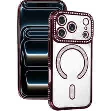 TeknoKapsül Apple Iphone 18 Pro Joke Simli Magneticsafe Kılıf - Bordo