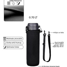 Trendexa 0.70 L. Quick Flip Termosla Uyumlu Omuz Askılı Neopren Kılıf
