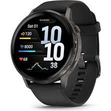 Trendexa Venu 4-45 Mm, Siyah Silikon Kayışlı, 24/7 Sağlık Izleme, Gelişmiş Uyku Takibi, Sağlık Durumu, 80+ Önceden Yüklenmiş Spor Uygulamaları, Dahili El Feneri