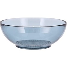 Trendexa Mavi Büyük Cam Salata Kasesi, 24 cm