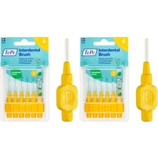 Trendexa Blister 0.7 Mm, Sarı Diş Arayüz Fırçası (1 x 6 Adet) (2 Paketi)