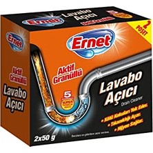 Trendexa Süper Lavabo Açıcı, Aktif Granüllü, 2 x 50 G