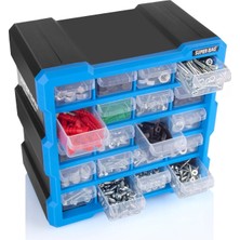 Tr Super Bag Mono Blok Çekmece Seti 20'li Hobby Organizer Seti Monoblok Çekmece Vida Dübel Kutusu