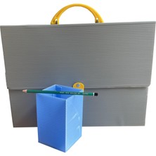 Tr 25X35 Proşe Çantası ve Resim Dosyası Promosyonlu Ürün (Gri)