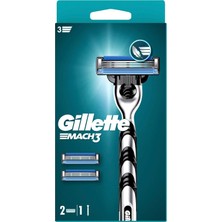 Tr Mach3 Tıraş Makinesi + 2 Adet Yedek Tıraş Bıçağı