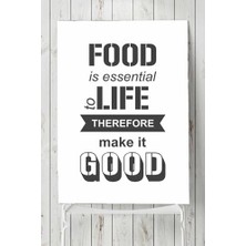 Trendexa (PSTER19965) Food Is Essential Mutfak Poster 30 x 40