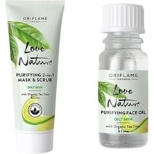 Trendexa Love Nature Arındırıcı Yüz Yağı & 2'si 1 Arada Maske ve Arındırıcı Set, 12345-9988