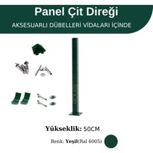 Tr Profil Direk 50 cm - Çim Çit Direği Panel Çit Direği 2 Adet