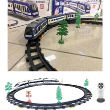 Tr Giffy/oyuncak 30 Parça Manyetik Uzaktan Kumandalı Tren Sesli Işıklı Pilli Mıknatıs Bağlan