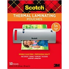 Trendexa Termal Laminasyon Torbası, 5 Mil, 8,9 x 11.4-Inç, 50-Pack