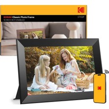 Tr Dijital Resim Çerçevesi, Wi-Fi 10,1 Inç, Hd IPS Dokunmatik Ekran, Elektronik Resim Çerçevesi