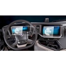 Trendexa Scania ile Uyumlu 560R 2025 Model Multimedya ve Dijital Gösterge 9h Nano Ekran Koruyucu 2'li Set