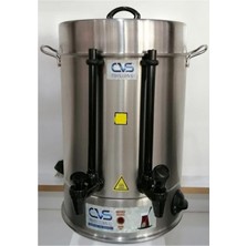 Tr Dn 91107 80 Bardak Elektrikli Termostatlı 8 Lt Paslanmaz Çelik Semaver Çay Makinesi