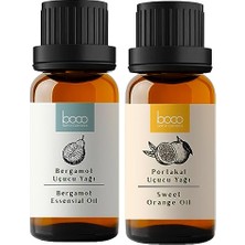 Trendexa 2'li Avantajlı Paket Portakal ve Bergamot Uçucu Yağı 20 Ml; Buhurdanlık, Masaj, Uyku, Banyo, Spa, Cilt ve Saç Bakımı Için